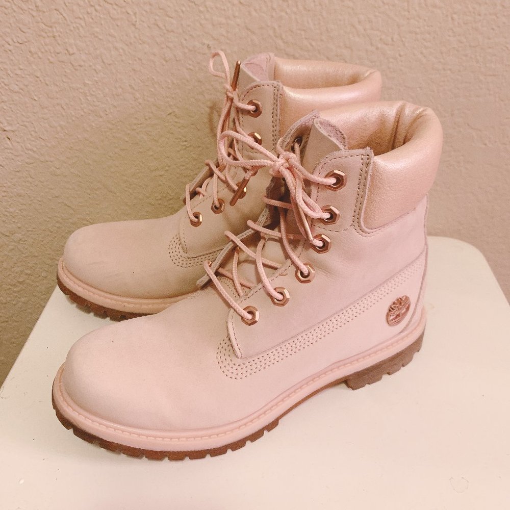 Timberland pink womens hiking boots
